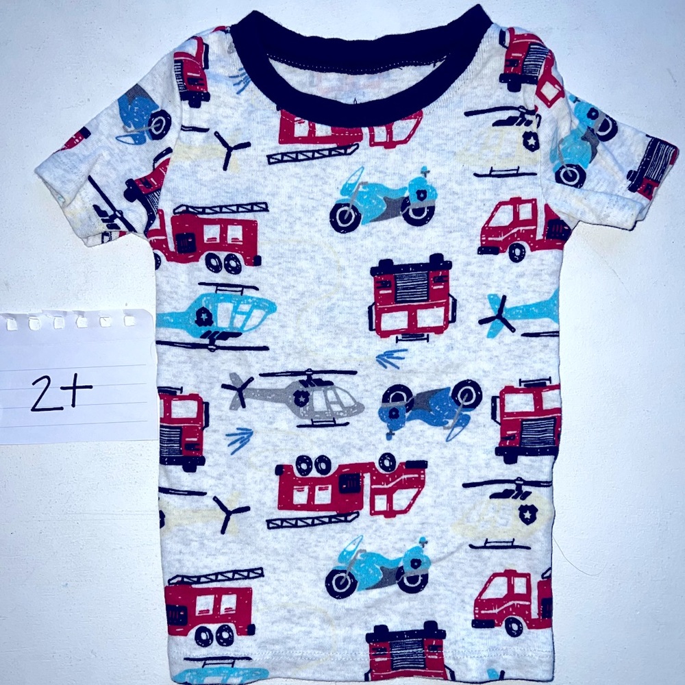 Kids Headquarters/Modern Moments/Members Mark 3T Grey PJ Tops x3 tops